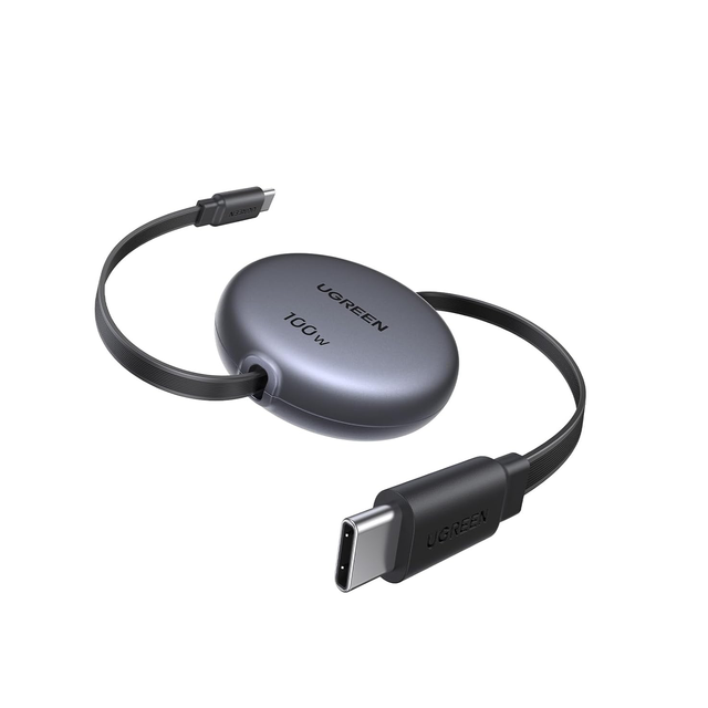 UGREEN 100W Nexode Retractable USB C Cable, Type C Cord USB C Charger Cable for iPhone 17/16/15