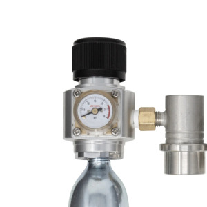 Mini-régulateur de CO2 pour fût, régulateur de CO2 portable 90 psi, mini-régulateur de CO2 pour bière 5/8 UNF - Product Image 2