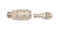 Vente en gros d'usine, mini-coupleur pneumatique de type rectus série 21, en laiton, à déconnexion rapide, avec filetage BSPT, pression de fonctionnement de 500 psi