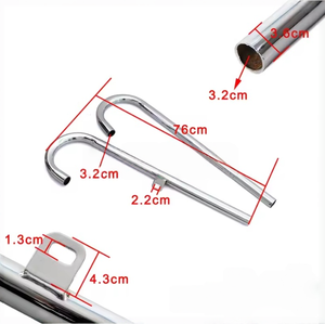 Tubo de Escape Delantero de Acero de Alta Calidad para Motocicleta Ural K750 M1/M72/R71/R12/CJK750, 32HP - Product Image 2