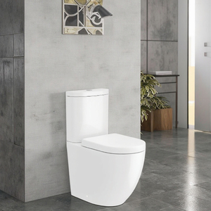 2-nút tuôn ra thoải mái chiều cao Nhà vệ sinh gốm P-trap cho khách sạn inodoro douchette WC <span class=keywords><strong>commode</strong></span> cho ứng dụng phòng tắm nhà vệ sinh - Product Image 4