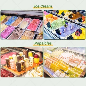 Mini comptoir avec 12 plateaux, congélateur à glace pour 24 à 26 bacs, réfrigérateur pour la vente de glaces Encimera - Product Image 6