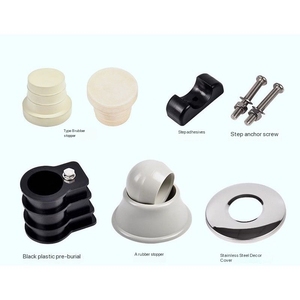 304 in acciaio inossidabile resistente scala posteriore per <span class=keywords><strong>piscina</strong></span> accessori coperchio decorativo per vite a pedale - Product Image 2