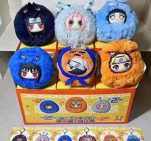 100% Auténtico, Narutoes, Bestias Adorables, Lindas Figuras de Colección en Caja Ciega, Mercancía de Anime, Llaveros de Peluche, Mochilas, Regalos - Product Image 3