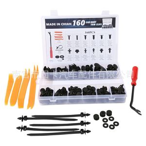 160Pcs <b>Car</b> Body Trim <b>Clips</b> Push Type Plastic Rivet Fasteners For Ford Toyota Honda Repair Kit - Product Image 4