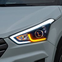 Ensemble de phares LED KGKB pour Hyundai Creta Ix25 2014-2019, mise à niveau DRL, clignotants, lentille de projecteur haute performance, Plug & Play