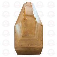 Ataúd de Madera de Alta Calidad Estilo Europeo para Adultos, del Fabricante Shandong SDD, Venta Directa Tmall