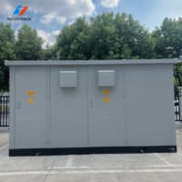 Poste de transformation compact préfabriqué de type boîtier 10kV 0.4kV 630kVA, certifié CE, pour distribution d'énergie
