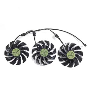 Ventilateur de refroidissement 95mm T129215BU PLD10015B12H GTX1080Ti pour Gigabyte AORUS GeForce GTX <span class=keywords><strong>1080</strong></span> Ti <span class=keywords><strong>Xtreme</strong></span> Edition 11G Ventilateur de refroidissement graphique - Product Image 3