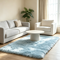 Tapis en fausse fourrure douce nordique pour canapé et tête de lit, antidérapant, résistant à l'usure, vente en gros