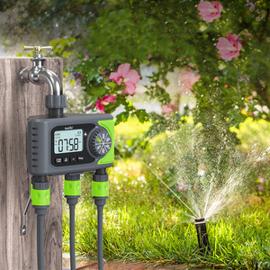 Minuterie d'arrosage 4 sorties minuterie de tuyau minuterie d'eau pour l'arrosage avec retard de pluie système de contrôleur d'<span class=keywords><strong>irrigation</strong></span> temporisé automatique - Product Image 6