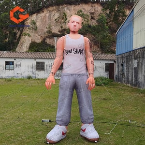 Lifelike Inflatable Celebrity Model Customized Inflatable Hip-Hop Rapper Eazy E Blow up Cool <strong>Boy</strong> Mascot - Product Image 6