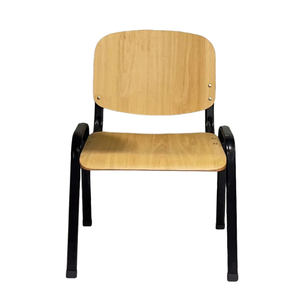 Tablet ile ucuz okul mobilyası ahşap istiflenebilir özelleştirilebilir katlanabilir öğrenci okuma yazma sandalye - Product Image 4