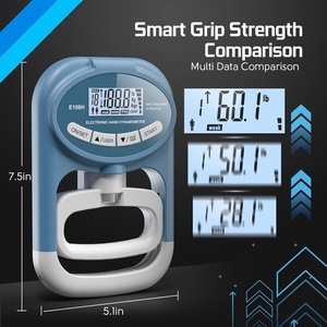 Testeur de force de préhension électronique rechargeable pour bras et doigts, poignées d'exercice légères en ABS pour fitness - Product Image 4