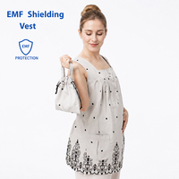 Gilet de protection anti-ondes électromagnétiques en fibre d'acier pour femmes, personnalisé, anti-radiation, bloquant les champs électromagnétiques, veste de protection pour femmes