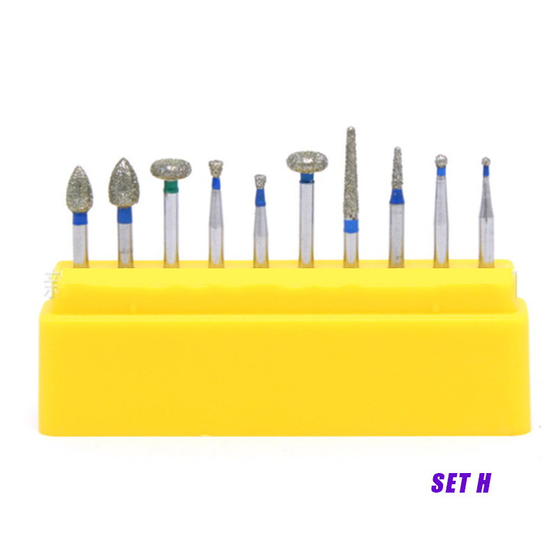 50-Piece Dental Crown Preparation Diamond Burs Set - FG Shank, Anterior Teeth, Azdent Brand 6 thumbnail image