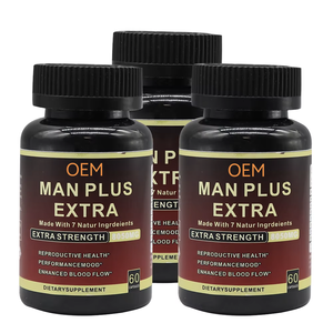 Capsules Man Power Maca Plus pour booster l'énergie et augmenter la taille chez l'adulte, 2 capsules par jour, 60 capsules/flacon - Product Image 1