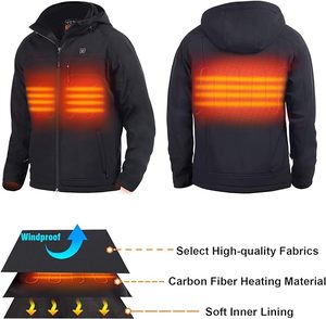 Chaqueta térmica impermeable recargable para <span class=keywords><strong>mujer</strong></span> para deportes al aire libre-Esquí Snowboard Pesca Motociclismo Carreras-<span class=keywords><strong>Ropa</strong></span> de abrigo - Product Image 2