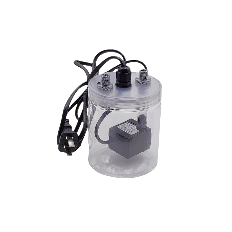 transparent 220v straight plug 25w pump box integrated