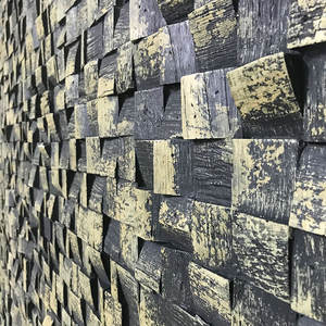 Panneau en pierre de mosaïque FRP au design moderne pour les panneaux muraux intérieurs et extérieurs Installation facile Finition en pierre réaliste pour les hôtels - Product Image 2