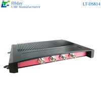 Lecteur RFID UHF à 4 ports, entrée/sortie, identification à distance, protocole 6C, bande 860-960 MHz, plastique, distance de lecture 8 cm, Impinj