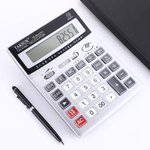 Calculatrice parlante Taksun Ts8043th, 12 chiffres, fonction vocale, calendrier, modèle de bureau, blanc, matériau PS - Product Image 4