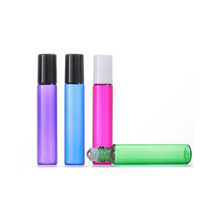 Bán buôn 10ml thủy tinh đầy màu sắc Lăn chai rỗng CuộN nước hoa và tinh dầu bơm lại chai với con lăn thép cho bóng - Product Image 5