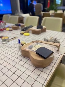 Mini ukelele pequeño de madera con pintura DIY de 23 pulgadas, guitarra personalizada para niños, cursos creativos de educación para la primera infancia - Product Image 6
