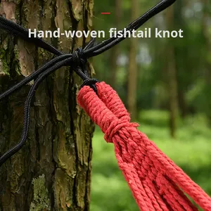 Kamp, Yürüyüş ve Piknik, Yurt Kullanımı İçin 200 kg Kapasiteli, İstiflenebilir, Taşınabilir, Devrilmez Yetişkin Hamağı - Product Image 4