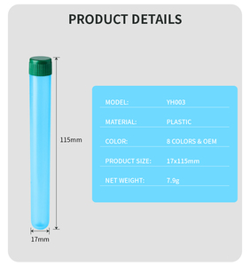 115mm King Size Airtight Cone <b>Tubes</b> Pre Plastic Smell Proof Storage Containers Multicolor Custom Logo - Product Image 5