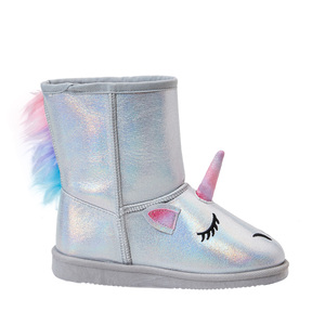 Unicornio botas de nieve Xvii invierno nieve botas de moda al aire libre zapatos de niñas - Product Image 2