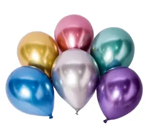 12inch 2.8g Chrome Latex Balloons Thick Pearly Metallic Chrome Alloy Colors Photograph Wedding Party Decoration Balloons