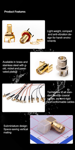 Aerospace Cable Gold Plating <strong>SMA</strong>-<strong>905</strong> Thread Size Diameter Buy <strong>SMA</strong> <strong>Connector</strong> - Product Image 4