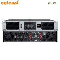 Eeleuni 4 Kanal 400W Profesyonel Güç Amplifikatörü 8Ohm Sahne Ses Sistemi AMP Bar KTV Canlı Performanslar için