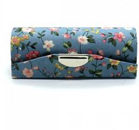 Trousse de Maquillage et de Voyage Florale pour Femmes avec Miroir et Porte-Rouge à Lèvres