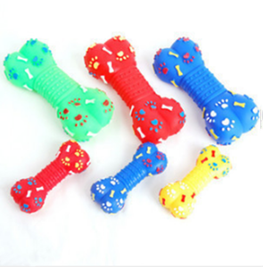 Reusable Dog Toothbrush Stick Doggie Chew <b>Toy</b> Dental Bone Rubber Molar Stick Shiny-<b>GoGo</b> Squeaky Bone Shape <b>Toy</b> for Dogs - Product Image 2
