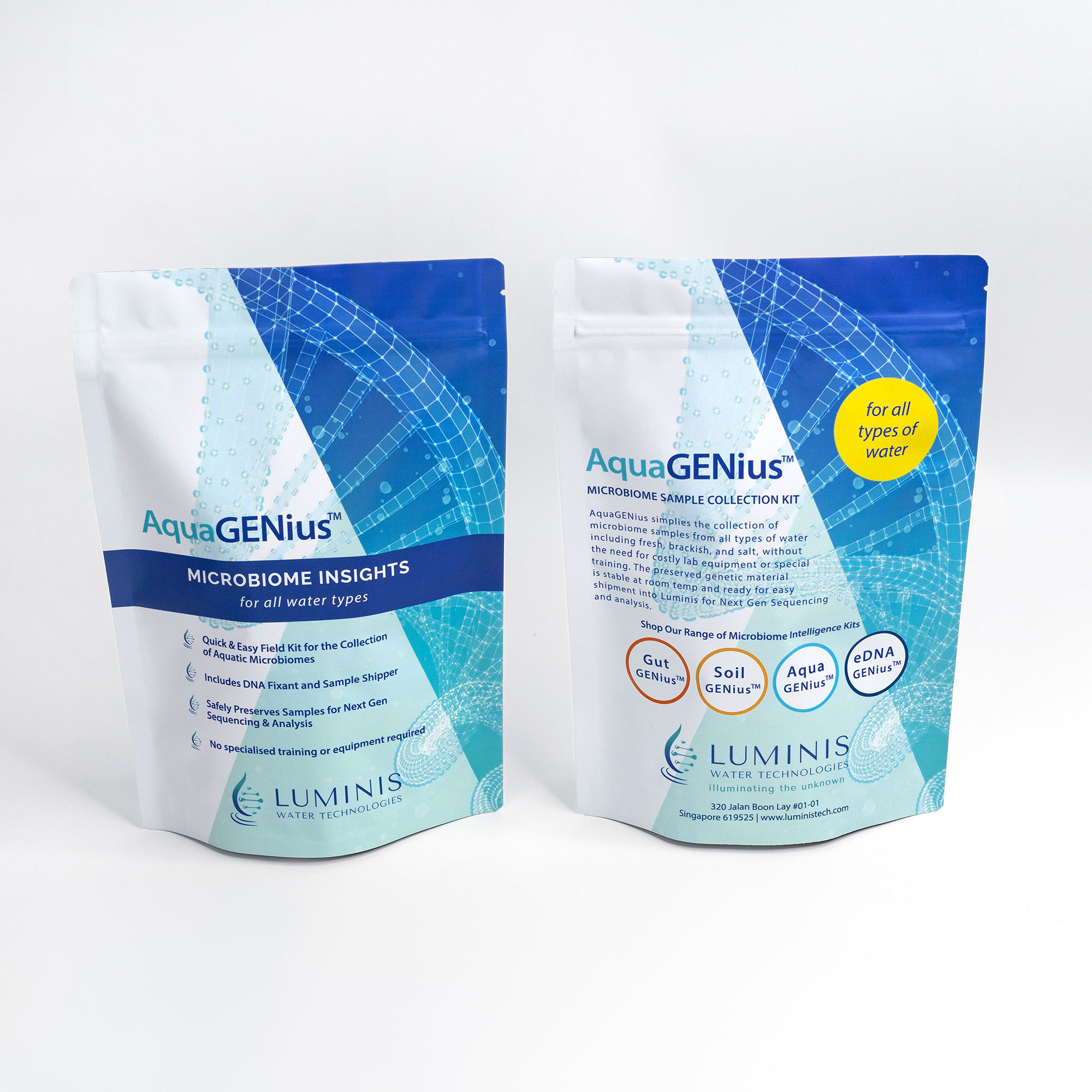 Mylar Bag (matte lamination & white bottom)