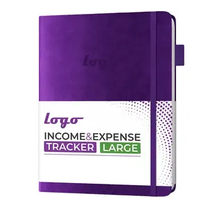 A4 Size Customised Logo Income and Expense Ledger Book Personal Finance Record and Bookkeeping Log Book