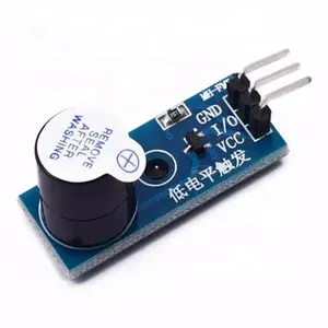 Modulo cicalino attivo DC 5V scheda di controllo alto a basso livello 3.3V modulo sensore sonoro blocco elettronico adatto per kit