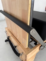 Machine de Pilates Reformer en Bois de Chêne, Portable et Réglable, pour Studio, Prix de Gros