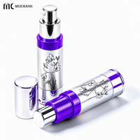 Flacon pulvérisateur et flacon de lotion PCR mini airless de 15 ml, 20 ml, 30 ml pour l'emballage de produits de soin de la peau en voyage