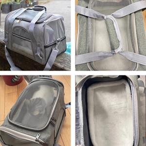 <span class=keywords><strong>Sac</strong></span> de voyage pour animaux de compagnie approuvé par la compagnie <span class=keywords><strong>a</strong></span>érienne de haute qualité Transporteur pour animaux de compagnie Durable Chariot de <span class=keywords><strong>transport</strong></span> portable <span class=keywords><strong>Sac</strong></span> à <span class=keywords><strong>dos</strong></span> à fermeture éclair solide pour chats chiens - Product Image 5