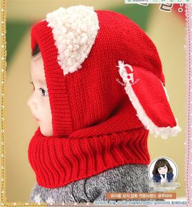 Gorros cálidos de ganchillo <span class=keywords><strong>para</strong></span> bebé, gorros de lana de ganchillo de punto hechos <span class=keywords><strong>a</strong></span> mano <span class=keywords><strong>para</strong></span> niñas y niños, gorros bonitos con forma de perro, bufanda calentadora de orejas, sombreros - Product Image 4