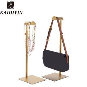 Bán buôn phổ biến <span class=keywords><strong>Acrylic</strong></span> Túi xách hiển thị đứng chủ thép không gỉ đứng với Carton Đóng Gói cho túi xách hiển thị - Product Image 2