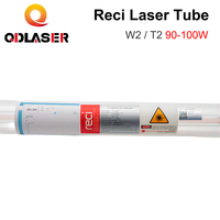 QDLASER Reci W2 T2 90W-100W Tabung Laser Panjang 1200mm Dia. Tabung Laser Reci 80mm untuk Mesin Pengukiran dan Pemotongan Laser Co2 S2 Z2