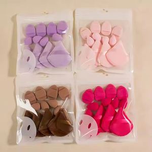 Ulikeke Factory Wholesale 12pcs Velvet Triangle Cosmetic <b>Puff</b> Set Wet and Dry Beauty Egg Makeup Sponge Powder <b>Puff</b> Set - Product Image 1