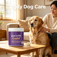 Supplément de Bouillon d'Os et de Collagène pour Chiens, Poudre de Champignons Riches en Protéines, Absorption Rapide et Sûre, Soutien Immunitaire pour Grandes Races