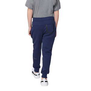 Pantalon en tricot polyvalent pour garçons avec ceinture élastique et texture légère adapté aux moments de jeu et de détente du week-end - Product Image 4