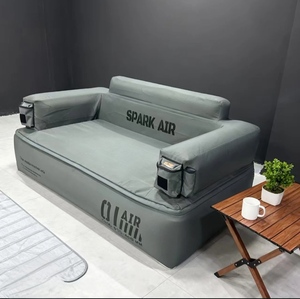 Canapé de camping gonflable multifonctionnel pliable et portable avec supports lombaires assortis disponibles - Product Image 3