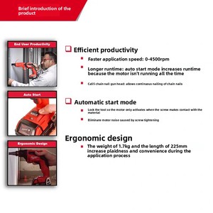   Atornillador para Paneles de Yeso <span class=keywords><strong>M18</strong></span> FSGC-0 18V FUEL sin Escobillas con Accesorio para Fijación de Alto Volumen - Product Image 6